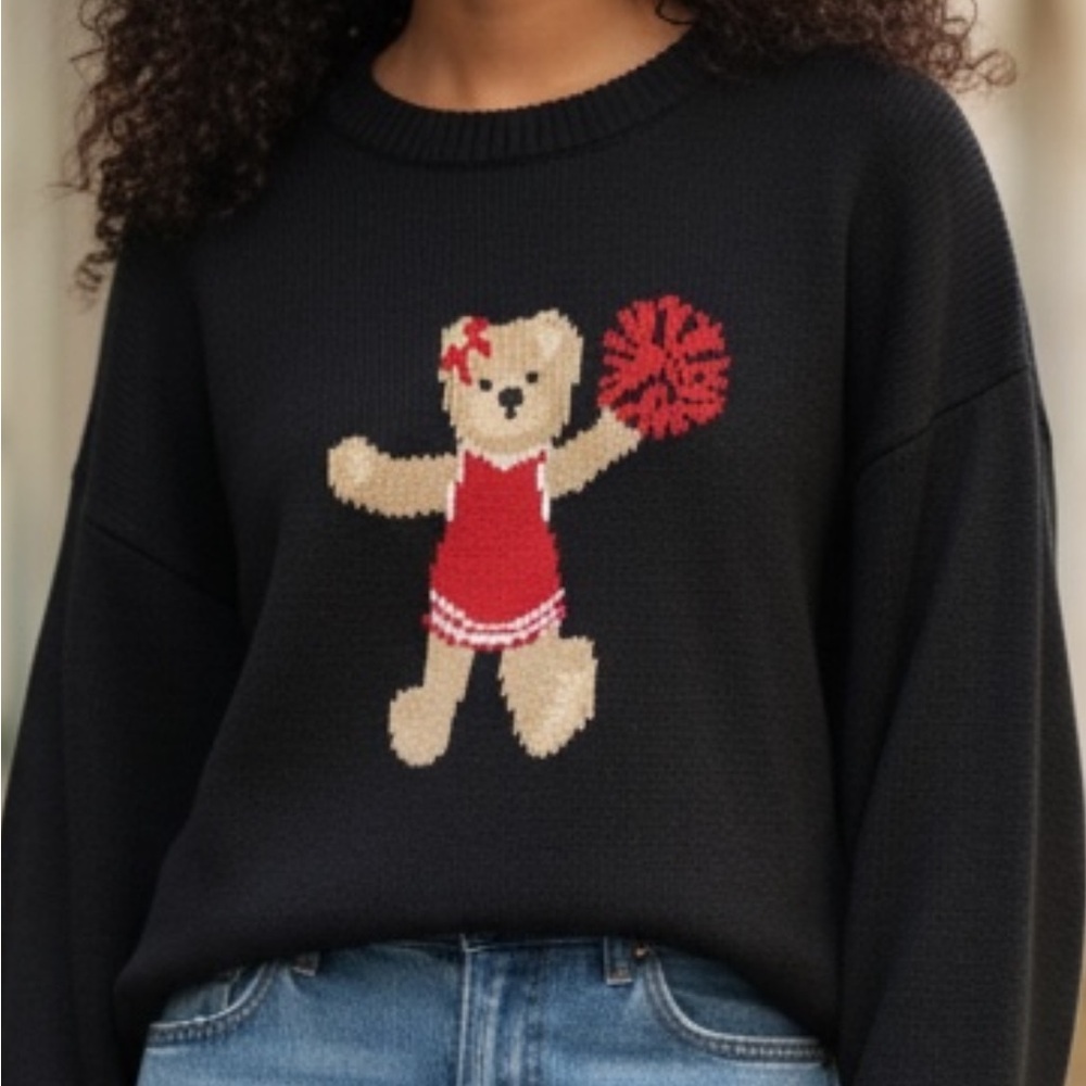 Le Lis Black Knit Sweater